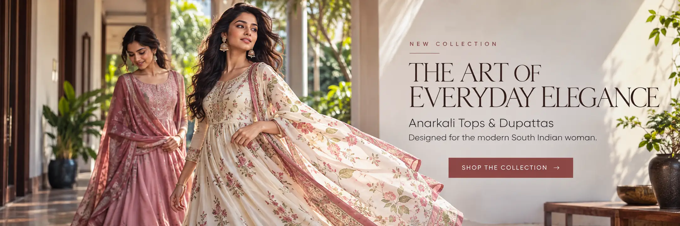 The Art of Everyday Elegance - Anarkali Tops & Dupattas