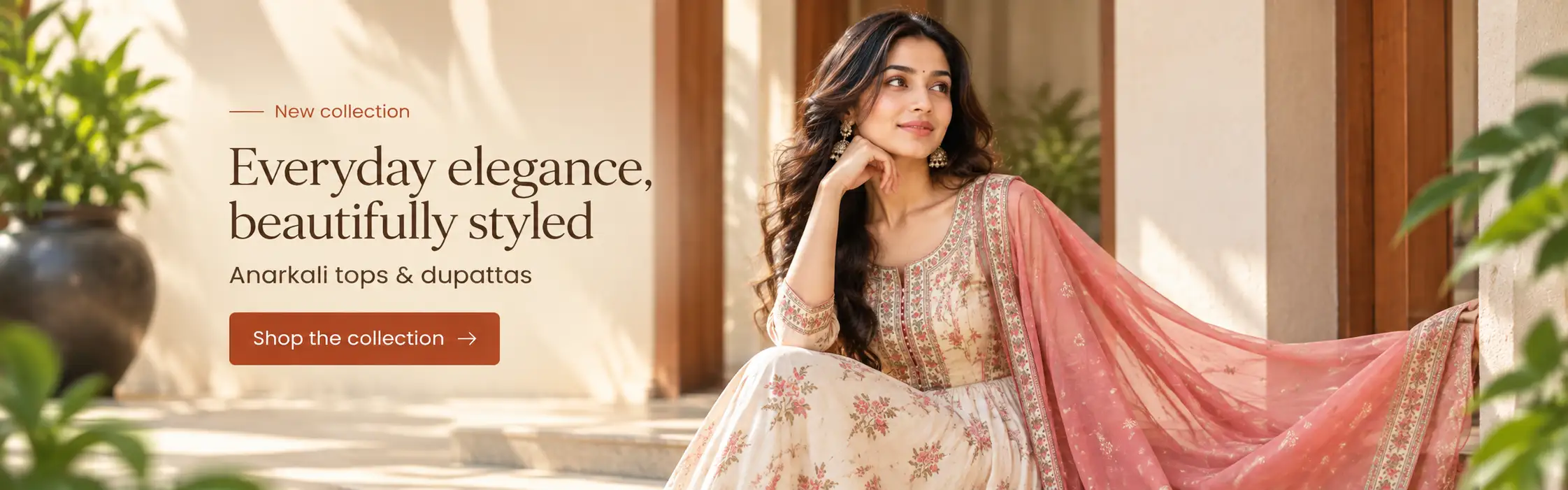 Everyday Elegance - Anarkali Tops & Dupattas