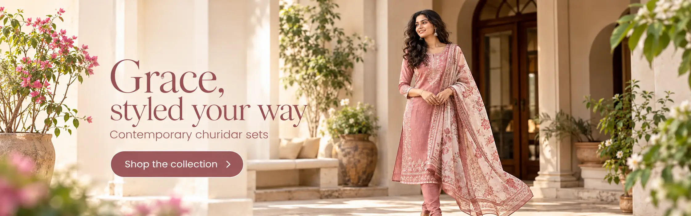 Grace, Styled Your Way - Contemporary Churidar Sets